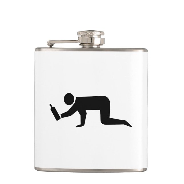 Drunken People Hip Flask (Front)