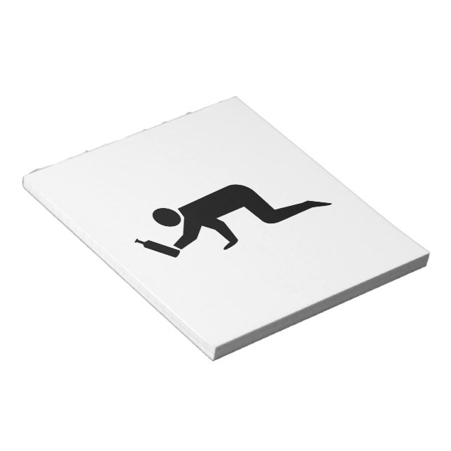 Drunken People Notepad (Angled)