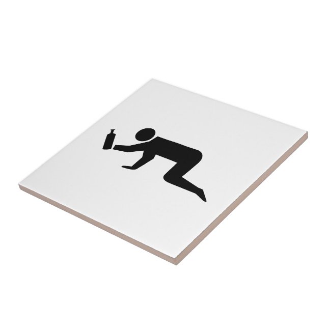 Drunken People Tile (Side)
