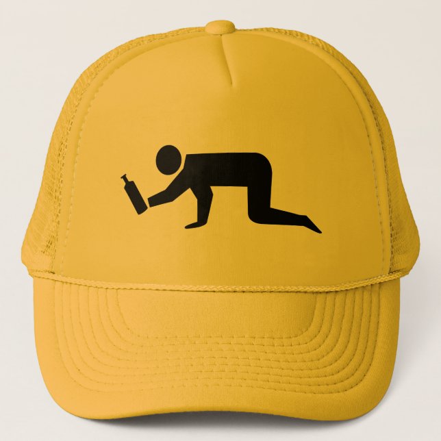 Drunken People Trucker Hat (Front)
