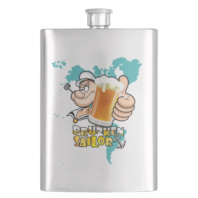 Drunken Sailor | Classic Flask (Front)