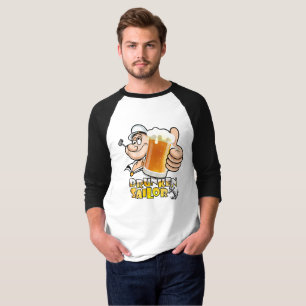 Drunken Sailor   Men 3/4 Sleeve Raglan T-Shirt