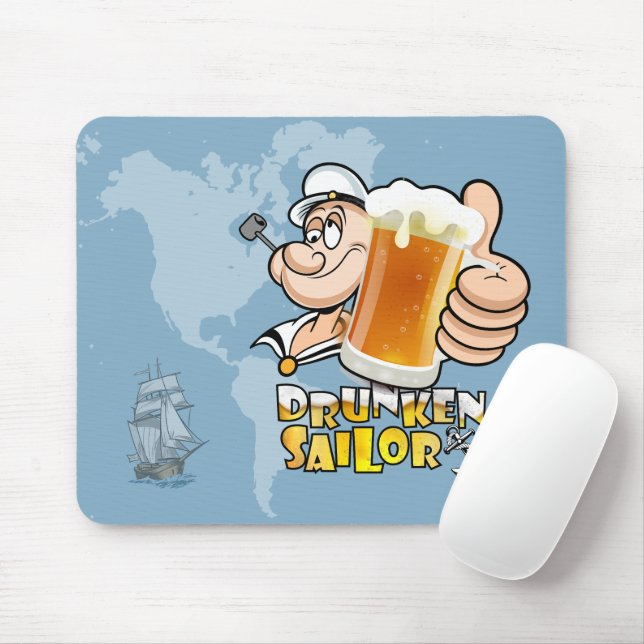 Drunken Sailor | Mouse Pad (With Mouse)