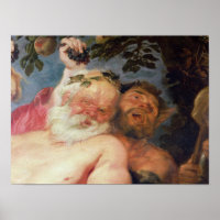 Drunken Silenus Supported by Satyrs, c.1620