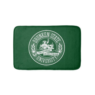 Drunken State University Bath Mat