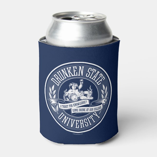 Drunken State University Can Cooler (Can Front)