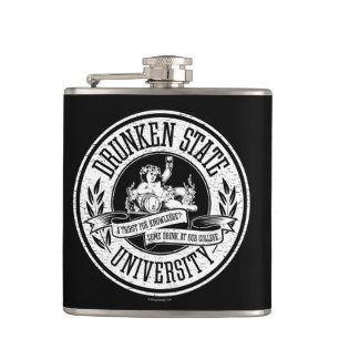 Drunken State University Hip Flask