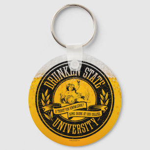 Drunken State University Key Ring