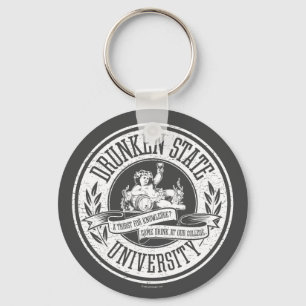 Drunken State University Key Ring