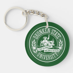 Drunken State University Key Ring