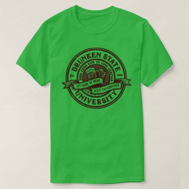 Drunken State University T-Shirt (Design Front)