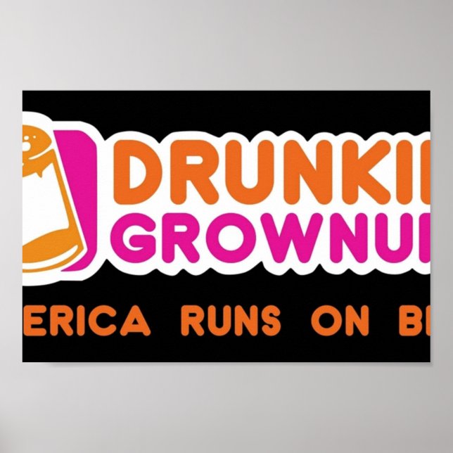 Drunkin Grownups America Version Poster (Front)