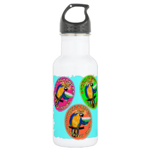 DRUNKIN PARROTS 532 ML WATER BOTTLE