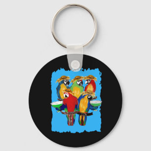 Drunkin Parrots Key Ring