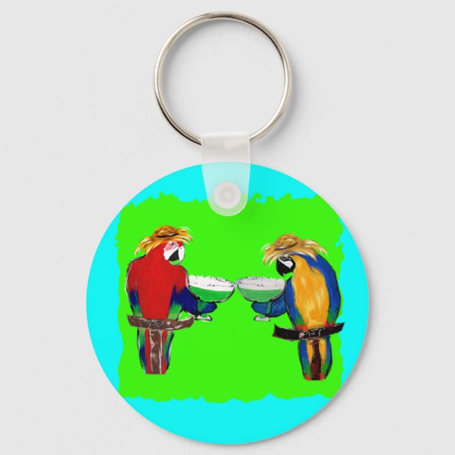 Drunkin Parrots Key Ring (Front)