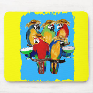 Drunkin Parrots Mouse Pad