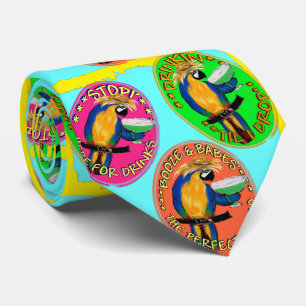 DRUNKIN PARROTS TIE