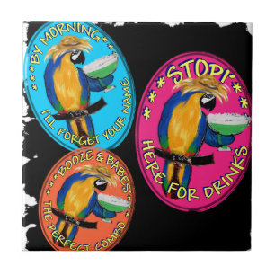 DRUNKIN PARROTS TILE