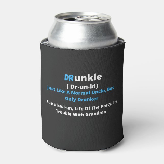Drunkle, Drunk Uncle   Can Cooler (Can Front)