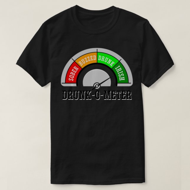 DrunkOMeter St T-Shirt (Design Front)