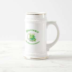 DRUNKY MCDRUNKERSON T-Shirt Beer Stein