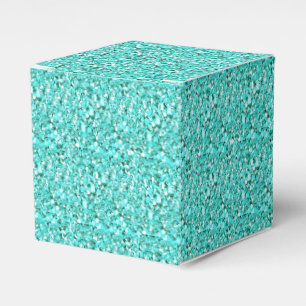 Druzy crystal - aquamarine favour box