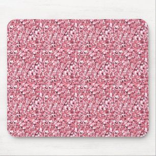 Druzy crystal - rose quartz pink mouse pad