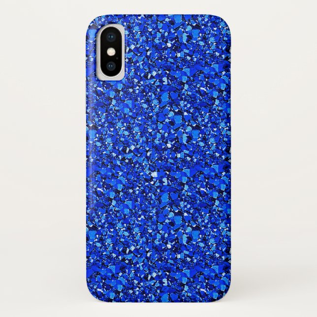 Druzy crystal - Sapphire blue Case-Mate iPhone Case (Back)