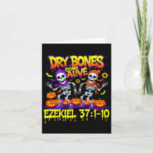 Dry Bones Come Alive Ezekiel 37 Bible Verse Christ Card