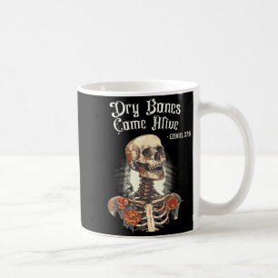Dry Bones Come Alive Skeleton Floral Christian Hal Coffee Mug