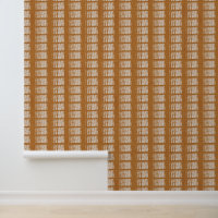 Dry Brush Strokes Pattern Caramel Brown