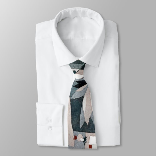 Dry Cooler Garden by Paul Klee Tie (Tied)