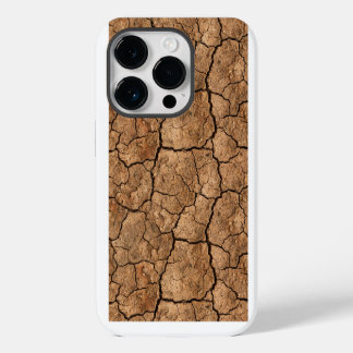 Dry Cracked Earth Texture iPhone Case