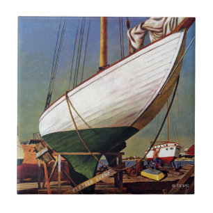 Dry Dock by John Atherton Tile