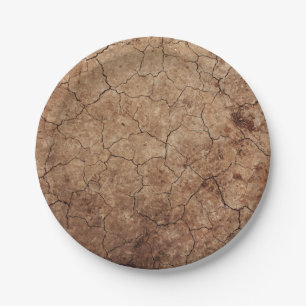 Dry Earth Paper Plate