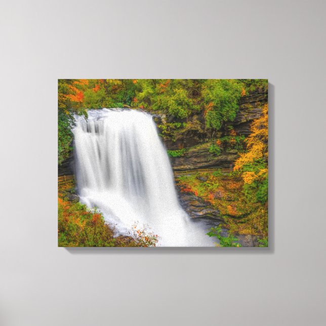Dry Falls North Carolina Canvas Print (Front)