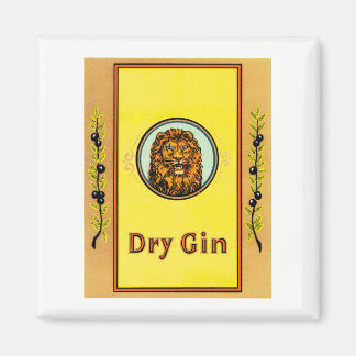 Dry Gin Lion Magnet