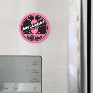 Dry January Challenge Encouragement Magnet