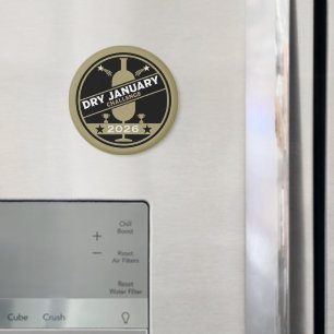 Dry January Challenge Encouragement Magnet