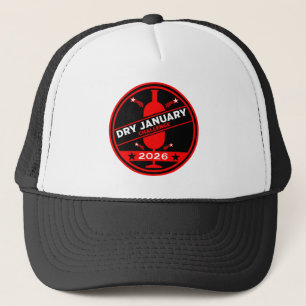 Dry January Challenge Encouragement Trucker Hat