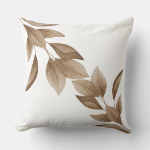 Dry leave pattern cushion