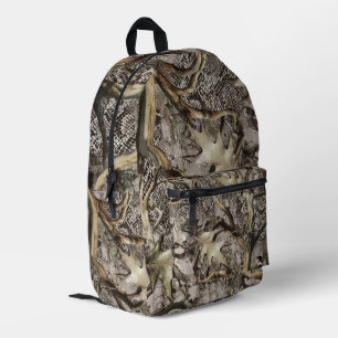Dry Leaves Camo for Hunters Printed Backpack