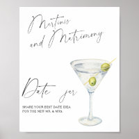 Dry Martini Bridal shower Date night ideas