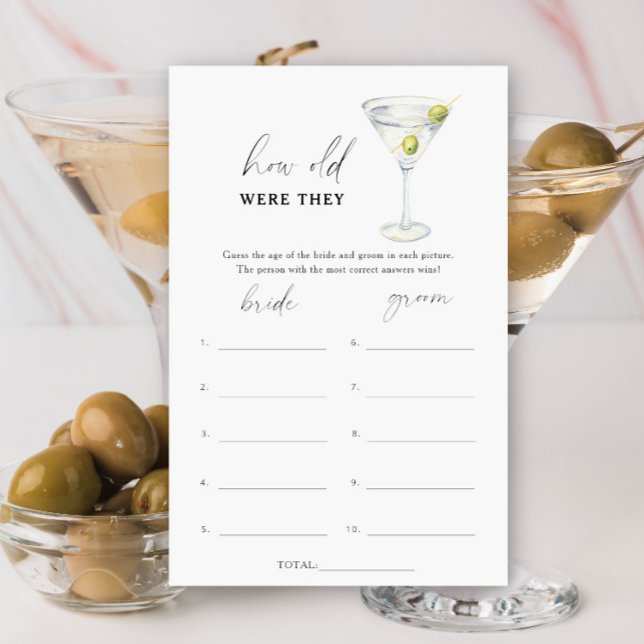 Dry Martini How old were they bridal (Creator Uploaded)