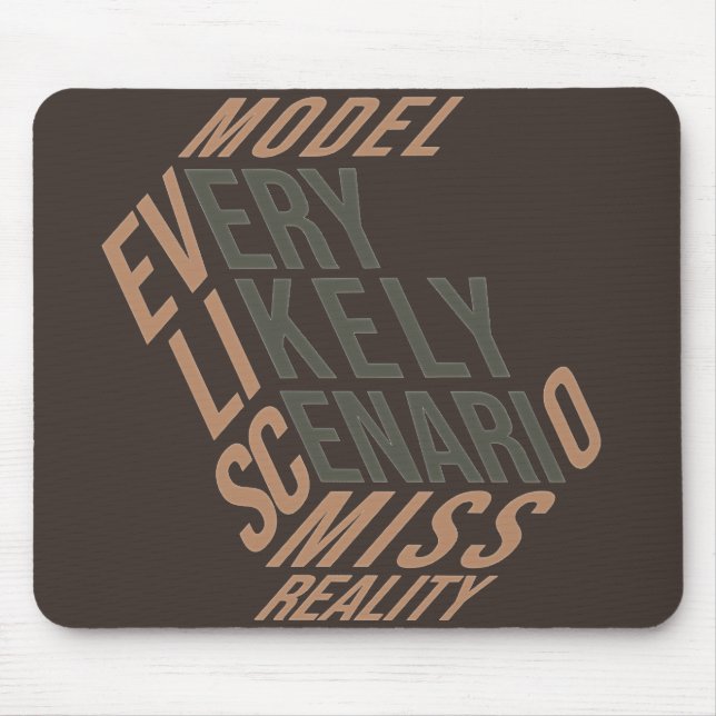Dry Motivation | Modeled Reality | Hunter's Lodge Mouse Pad (Front)