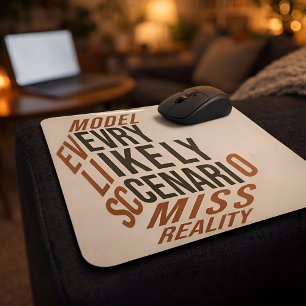 Dry Motivation Modelled Reality Campfire Mouse Pad