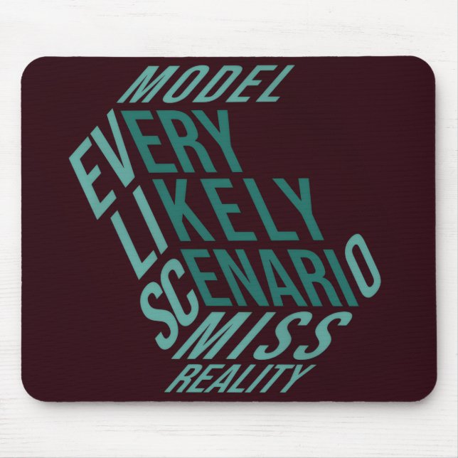 Dry Motivation | Modelled Reality | Deepwater Mouse Pad (Front)