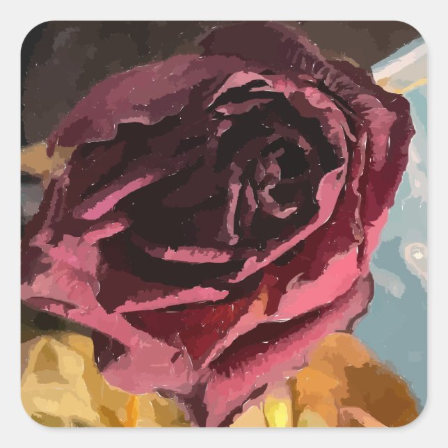 Dry Rose Stickers (Front)