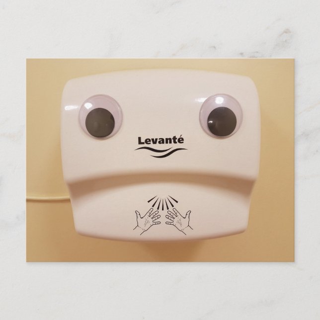 Dry sense of humour eyebombing card (Front)