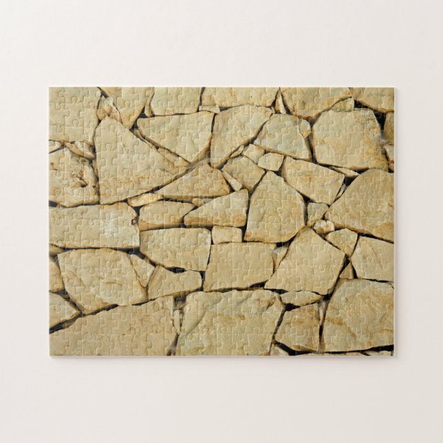 Dry stone wall jigsaw puzzle (Horizontal)